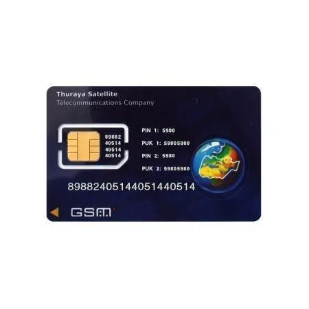 Thuraya Prepay Plus Prepaid SIM Card