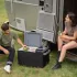 EcoFlow GLACIER Portable Refrigerator between 2 People