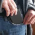 GoDark Slim Wallet RFID Card Holder in Pocket